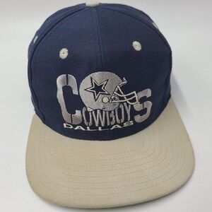 Vintage Dallas Cowboys Hat Snapback Annco Blue Gray NFL Football 90s Casual Men